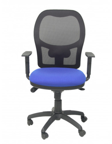 SILLA JORQUERA MALLA NEGRA ASIENTO BALI AZUL...