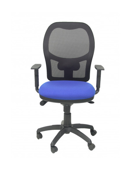 SILLA JORQUERA MALLA NEGRA ASIENTO BALI AZUL PIQUERAS Y CRESPO 15SNBALI229