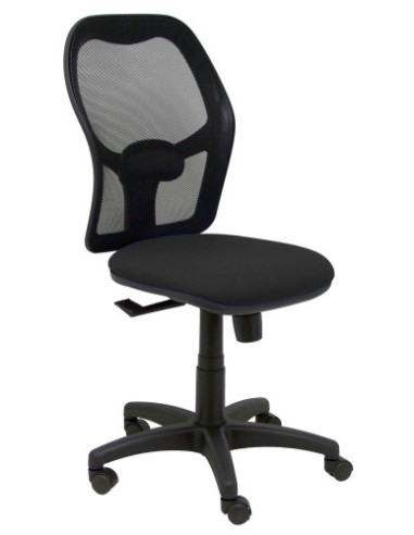 SILLA ALOCEN MALLA NEGRA ASIENTO BALI NEGRO...