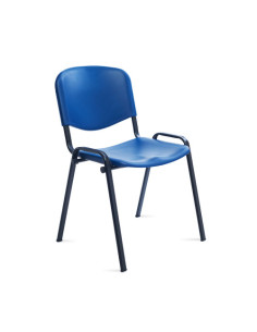SILLA CONFIDENTE RESPALDO PLASTICO AZUL / ASIENTO PLASTICO AZUL ROCADA 975V15-3