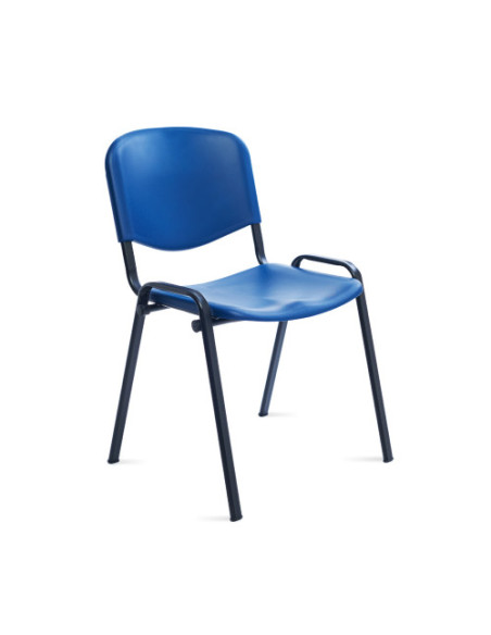 SILLA CONFIDENTE RESPALDO PLASTICO AZUL / ASIENTO PLASTICO AZUL ROCADA 975V15-3