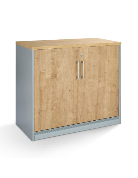 ARMARIO BAJO CON PUERTAS 78x90x45 ESTRUCTURA ALUMINIO/PUERTAS ROBLE ROCADA 1005AB08V24