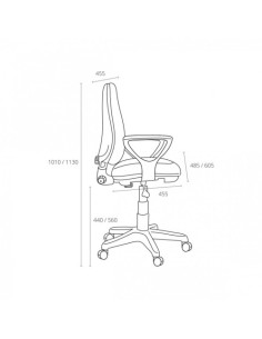 SILLA MODELO OURIZO NEGRO ARCHIVO 2000 6450 NE 2