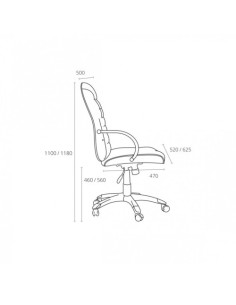 SILLA MODELO MORCEGO AZUL ARCHIVO 2000 6457 AZ 2