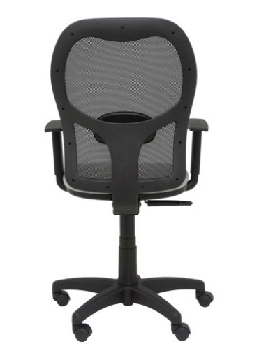 SILLA ALOCÉN MALLA NEGRA ASIENTO BALI GRIS...