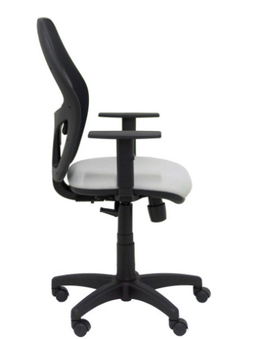 SILLA ALOCÉN MALLA NEGRA ASIENTO BALI GRIS...