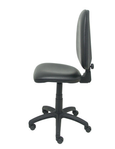 SILLA AYNA SIMIL PIEL NEGRO PIQUERAS Y CRESPO...