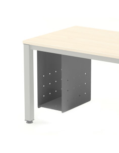 SOPORTE CPU PARA MESAS WORK/EXECUTIVE/TOTAL/BLANCA GRIS ALUMINIO ROCADA 2943