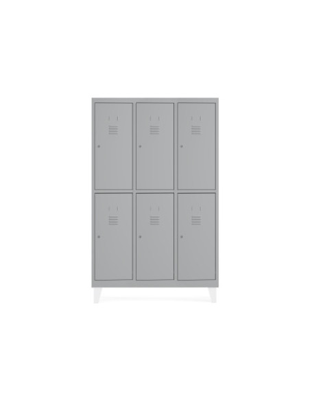 TAQUILLA 300 3 MODULOS 2 PUERTAS 180x900x50CM RAL7035 ROCADA T303M2P7035-7035