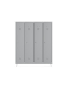 TAQUILLA 300 4 MODULOS 1 PUERTA 180x1200x50CM RAL7035 ROCADA T304M1P7035-7035