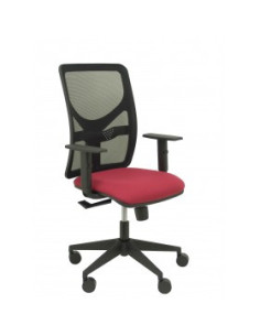 SILLA MOTILLA MALLA NEGRA ASIENTO BALI GRANATE BRAZO REGULABLE PIQUERAS Y CRESPO 21SM840B933B10CRN65