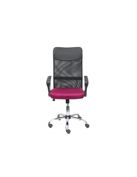 SILLA GONTAR RESPALDO MALLA NEGRO ASIENTO GRANATE PIQUERAS Y CRESPO 31BM8403D933CRRP