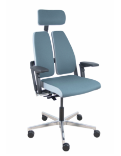 SILLA XILIUM DUO TRASLAK X-MOVE BONDAI GRIS BRAZO 4D CABECERO GRIS PIQUERAS Y CRESPO 365DTKNBN80108078B3DC