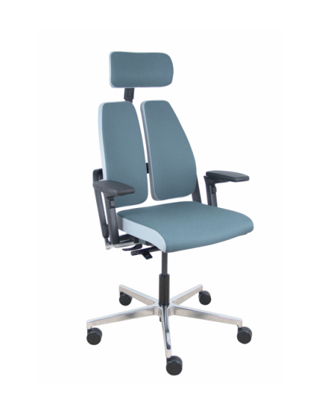 SILLA XILIUM DUO TRASLAK X-MOVE BONDAI GRIS BRAZO 4D CABECERO GRIS PIQUERAS Y CRESPO 365DTKNBN80108078B3DC