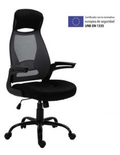 SILLA ERGONÓMICA OPERATIVA BARBANTESA COLOR NEGRO. ARCHIVO 2000 6493 NE