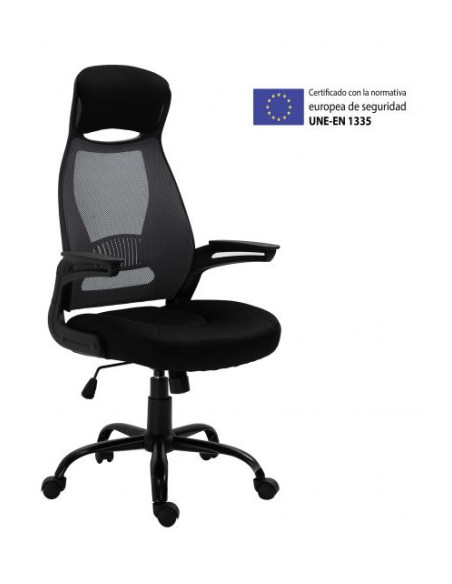 SILLA ERGONÓMICA OPERATIVA BARBANTESA COLOR NEGRO. ARCHIVO 2000 6493 NE SILLA ERGONÓMICA OPERATIVA BARBANTESA COLOR NEGRO. ARCHIVO 2000 6493 NE