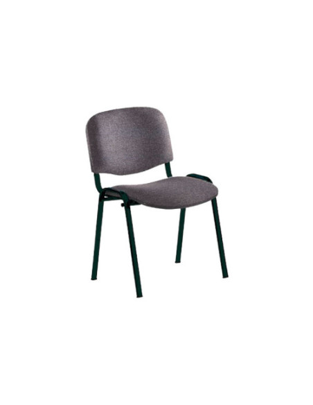 SILLA CONFIDENTE ESTRUCTURA DE TUBO METÁLICO RESPALDO Y ASIENTO TAPIZADOS COLOR GRIS ROCADA 965/1 SILLA CONFIDENTE ESTRUCTURA DE TUBO METÁLICO RESPALDO Y ASIENTO TAPIZADOS COLOR GRIS ROCADA 965/1