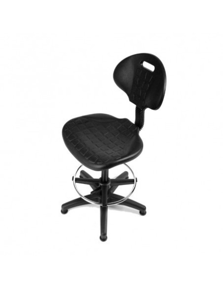 TABURETE CON ASIENTO Y RESPALDO CON REPOSAPIÉS METÁLICO REGULABLE EN ALTURA ROCADA 925N TABURETE CON ASIENTO Y RESPALDO CON REPOSAPIÉS METÁLICO REGULABLE EN ALTURA ROCADA 925N