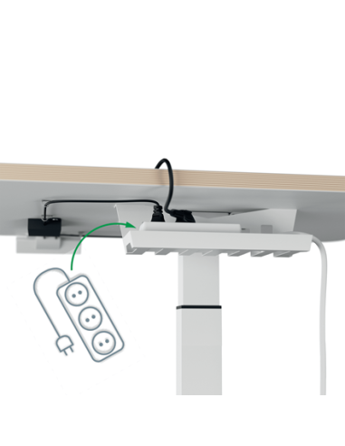 MESA ELEVABLE ELÉCTRICA PEQUEÑA LEITZ ERGO...