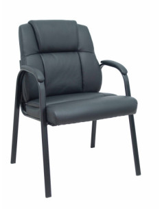 SILLÓN CONFIDENTE OPTI543 SIMILPIEL NEGRO FOROL BY PIQUERAS Y CRESPO 543PTNSP840