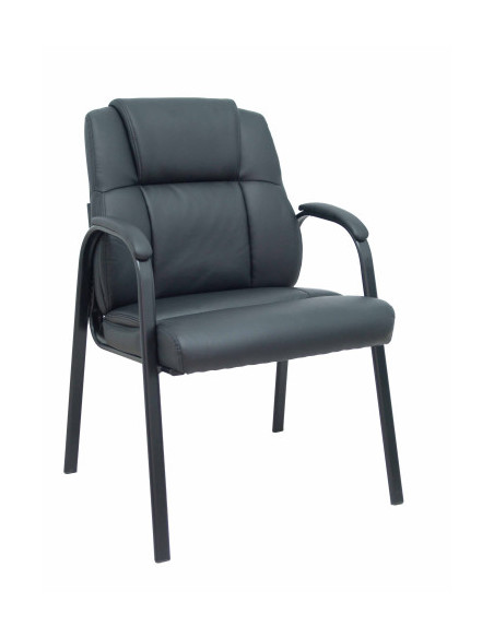 SILLÓN CONFIDENTE OPTI543 SIMILPIEL NEGRO FOROL BY PIQUERAS Y CRESPO 543PTNSP840