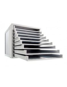 MÓDULO ARCHISYSTEM DE 9 BANDEJAS 356X316X303 MM GRIS ARCHIVO 2000 8409B GS