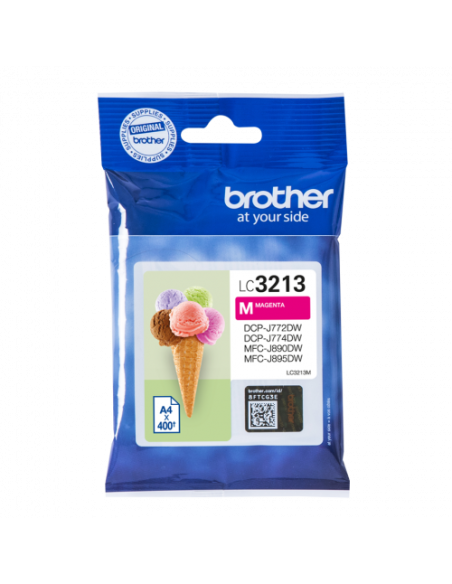 CARTUCHO DE TINTA MAGENTA LARGA DURACION BROTHER LC3213M CARTUCHO DE TINTA MAGENTA LARGA DURACION BROTHER LC3213M