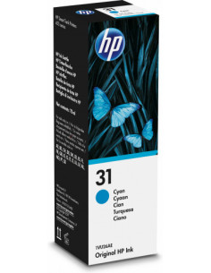 HP BOTELLA TINTA Nº 31 CIAN 70ML SMART TANK SERIE 450 (1VU26AE)