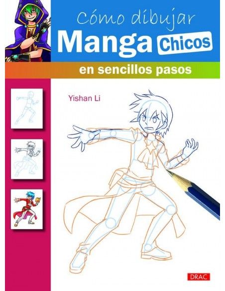 COMO DIBUJAR MANGA CHICOS SENCILLOS PASOS