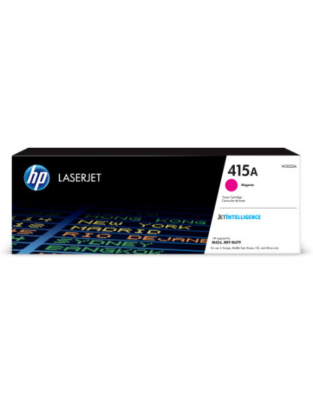 HP TONER 415A MAGENTA LASER JET M479/ M454 (W2033A) HP TONER 415A MAGENTA LASER JET M479/ M454 (W2033A)