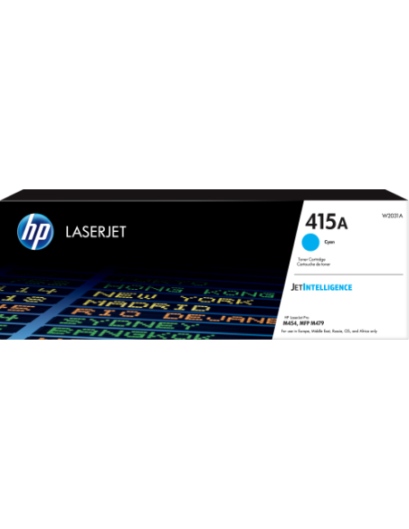 HP TONER 415A CIAN LASER JET M479/ M454 (W2031A) HP TONER 415A CIAN LASER JET M479/ M454 (W2031A)