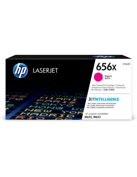 HP TONER 656X MAGENTA ALTA CAPACIDAD LASERJET M652 (CF463X) HP TONER 656X MAGENTA ALTA CAPACIDAD LASERJET M652 (CF463X)