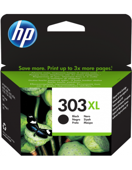 CARTUCHO DE TINTA HP 303XL  NEGRO T6N04AE CARTUCHO DE TINTA HP 303XL  NEGRO T6N04AE