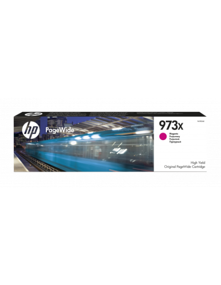 HP PAGEWIDE Nº973X CARTUCHO MAGENTA ALTA HP PAGEWIDE Nº973X CARTUCHO MAGENTA ALTA