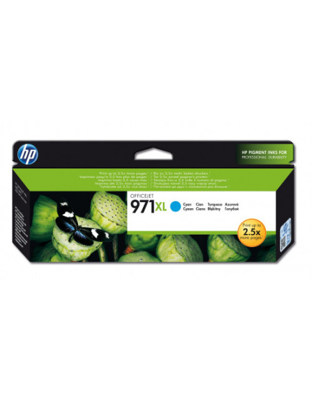 HP OFFICEJET PRO X451/476/551 CARTUCHO CIAN Nº971XL HP OFFICEJET PRO X451/476/551 CARTUCHO CIAN Nº971XL