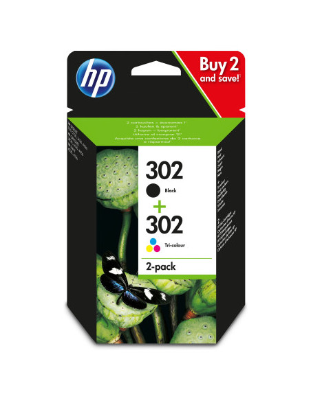 HP 302 CARTUCHO DE TINTA NEGRO+TRICOLOR HP302