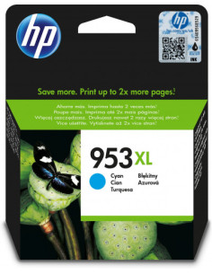 CARTUCHO DE TINTA HP. F6U16AE NO. 953XL OFFICEJET PRO CYAN
