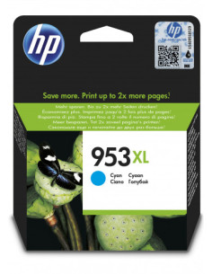 CARTUCHO DE TINTA HP. F6U16AE NO. 953XL OFFICEJET PRO CYAN 2