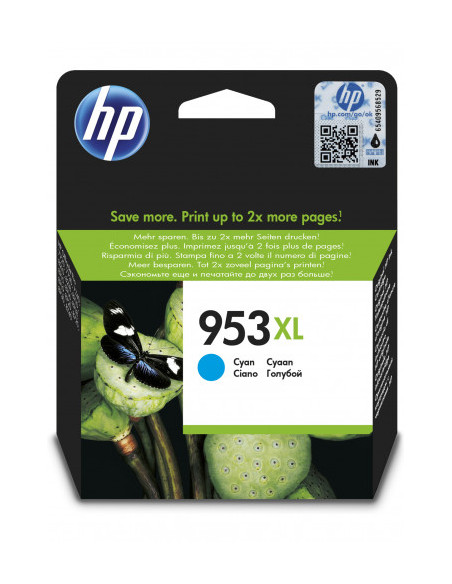 HP 953XL CARTUCHO DE TINTA HP953XL CIAN (F6U16AE)