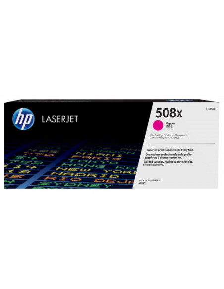 HP TONER 508X MAGENTA ALTA CAPACIDAD (CF363X) HP TONER 508X MAGENTA ALTA CAPACIDAD (CF363X)