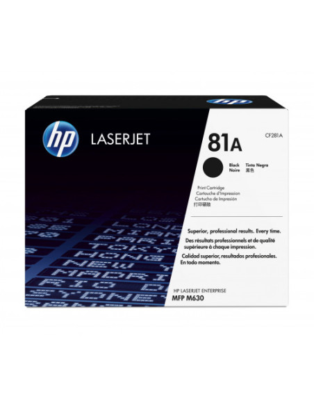 HP TONER 81A NEGRO (CF281A) HP TONER 81A NEGRO (CF281A)