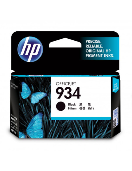 HP CARTUCHO TINTA Nº 934 NEGRO (C2P19AEBGY) HP CARTUCHO TINTA Nº 934 NEGRO (C2P19AEBGY)