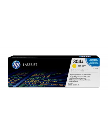 HP TONER 304A AMARILLO LASERJET CP2025/CM2321 (CC532A)