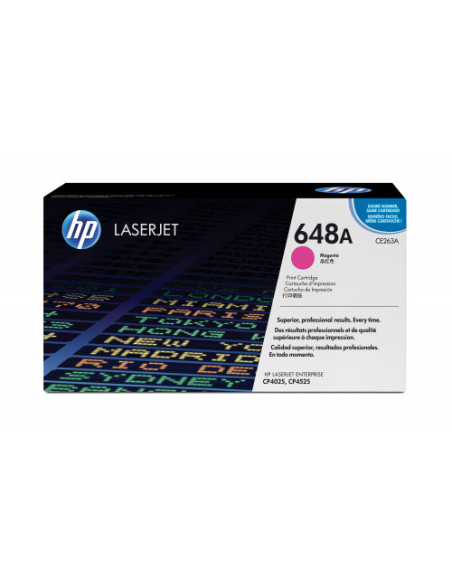 HP TONER 648A MAGENTA LASERJET CP4025/CP4525/CM4540 (CE263A) HP TONER 648A MAGENTA LASERJET CP4025/CP4525/CM4540 (CE263A)