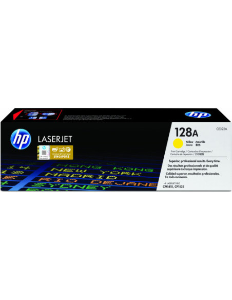HP TONER 128A AMARILLO LASERJET CM1415/CP1525 (CE322A) HP TONER 128A AMARILLO LASERJET CM1415/CP1525 (CE322A)