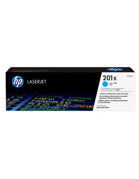 HP TONER 201X CIAN ALTA CAPACIDAD LASERJET M252/M227 (CF401X) HP TONER 201X CIAN ALTA CAPACIDAD LASERJET M252/M227 (CF401X)