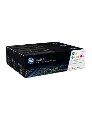 HP TONER 131A PACK TRICOLOR (CF211A CF212A CF213A) (U0SL1AM)