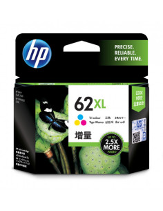 CARTUCHO DE TINTA HP 62XL MAGENTA/CIAN/AMARILLO (C2P07AE)