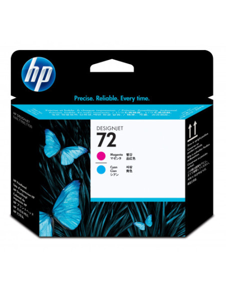 CABEZAL DE IMPRESION HP Nº72 MAGENTA Y CIAN (C9383A) CABEZAL DE IMPRESION HP Nº72 MAGENTA Y CIAN (C9383A)