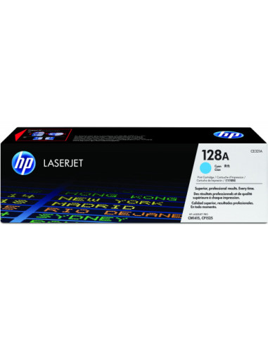HP 128A TONER HP128A CIAN (CE321A)